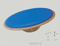 Przyrząd PS-K-T do ćwiczeń stawu skokowego – kula tapicerowana